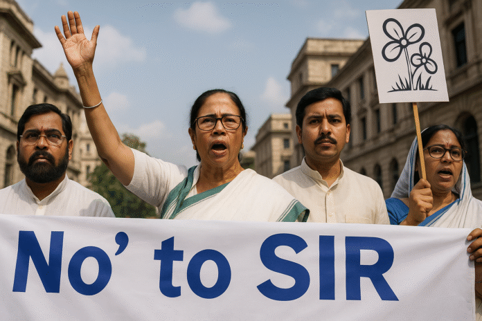 TMC का SIR विरोध आंदोलन