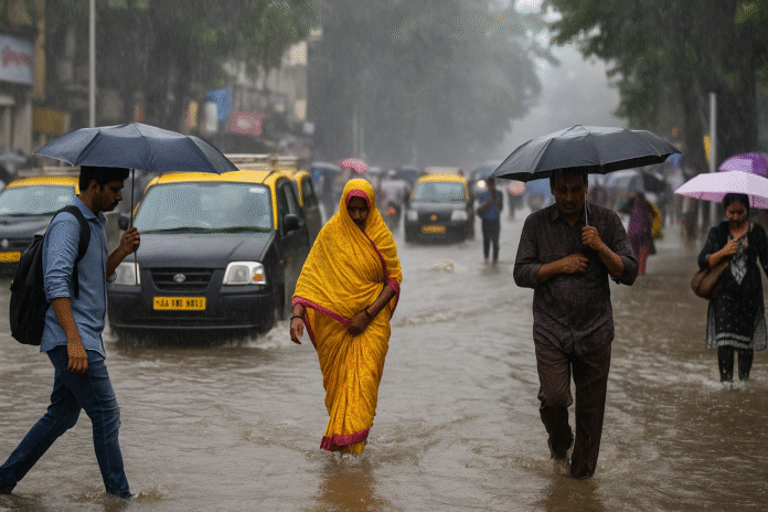 मुंबई में भारी बारिश